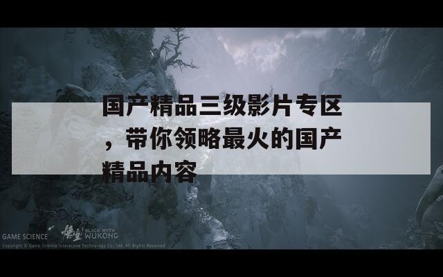 国产精品三级影片专区，带你领略最火的国产精品内容