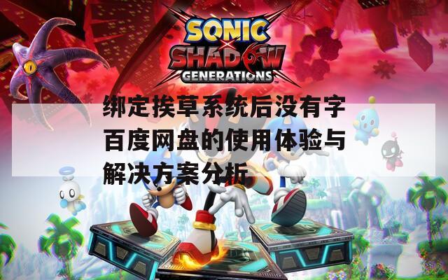 绑定挨草系统后没有字百度网盘的使用体验与解决方案分析