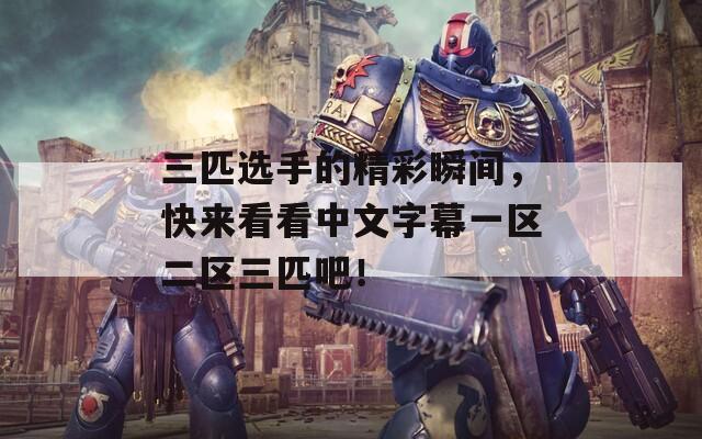 三匹选手的精彩瞬间，快来看看中文字幕一区二区三匹吧！
