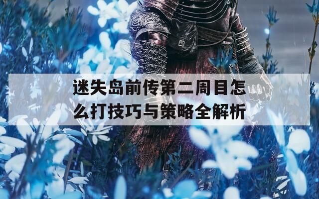 迷失岛前传第二周目怎么打技巧与策略全解析