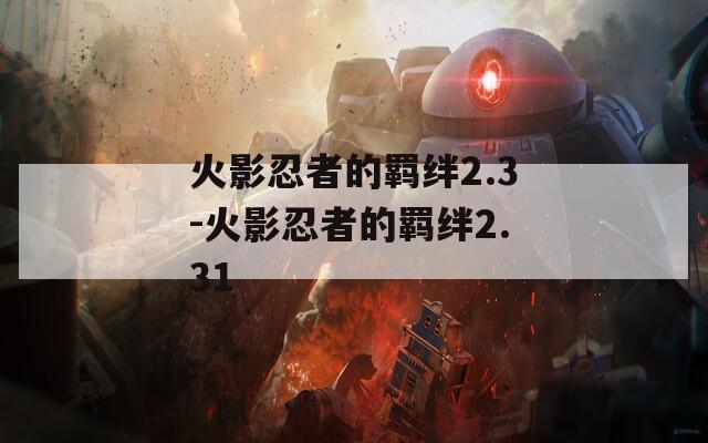 火影忍者的羁绊2.3-火影忍者的羁绊2.31