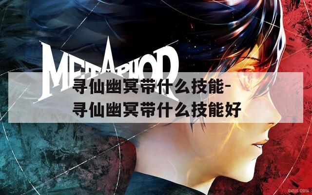 寻仙幽冥带什么技能-寻仙幽冥带什么技能好