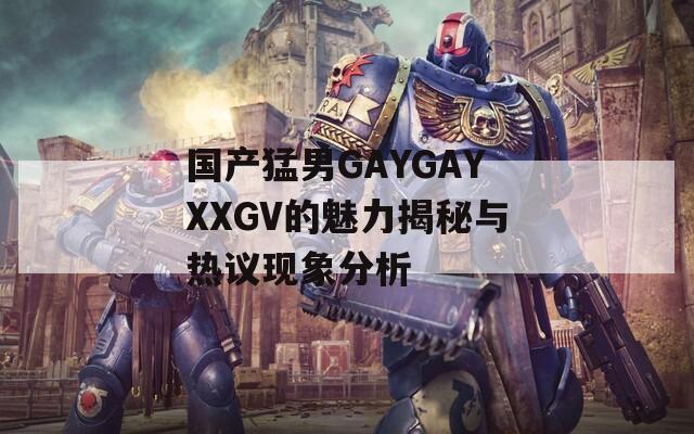国产猛男GAYGAYXXGV的魅力揭秘与热议现象分析