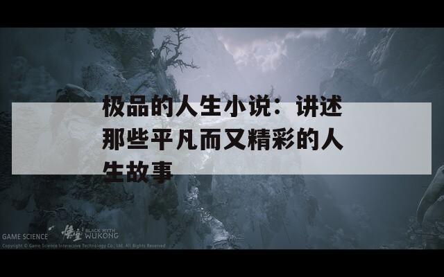 极品的人生小说：讲述那些平凡而又精彩的人生故事