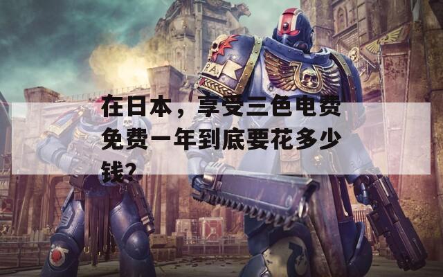 在日本，享受三色电费免费一年到底要花多少钱？