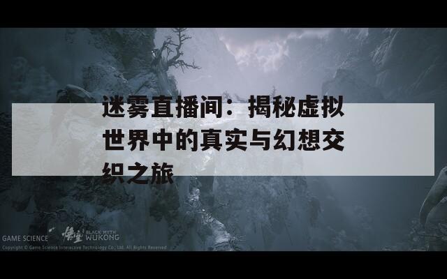 迷雾直播间：揭秘虚拟世界中的真实与幻想交织之旅