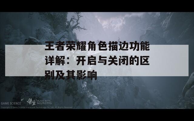 王者荣耀角色描边功能详解：开启与关闭的区别及其影响